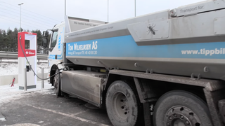 Watch This Guy Geek Out Over A Bunch Of Electric Volvo Trucks